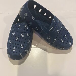 Nautical Blue Kids Dress Shoes